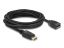DeLock DisplayPort 1.2 male/famale 4K Extension cable 5m Black