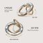 Burga Magnetic Ring Holder Gold Sobremesa