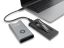 DeLock USB Type-C 40Gbps Enclosure for 1xM.2 NVMe PCIe SSD with fan Tool Free Black