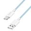 Logilink USB 2.0 Type-C C/M - A/M 60W cable 1m Blue