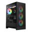 Gamdias Aura GC15 ARGB Tempered Glass Black