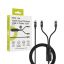Mobile Origin 140W Dual Charge USB-C Cable 1,2m Black