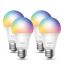 TP-Link Tapo L530E Smart Wi-Fi Light Bulb Multicolor (4-pack)