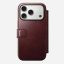 Nomad Modern Leather Folio (Horween) for iPhone 17 Pro Burgundy