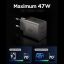 Spigen Essential 47W Wall Charger Gunmetal