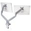 Kensington SmartFit One-Touch Height Adjustable Dual Monitor Arm Silver