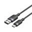 Vention USB 2.0 A Male to C Male 3A Aluminum Alloy Type cable 2m Black