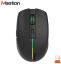 Meetion BTM002 fekete RGB wireless egér