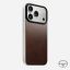 Nomad Magnetic Magsafe Leather Back (Horween) for iPhone 17 Pro Rustic Brown