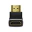 Logilink HDMI adapter A/M to A/F 90° angled 8K/60 Hz Black/Grey