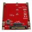 Startech M.2 to U.2 Adapter Red