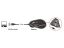 DeLock Ergonomic vertical optical 5-button USB mouse Grey/Black