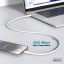 Digitus USB-C Silicone charging cable USB-C to USB-C USB 2.0 60W 0,5m White
