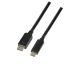 Logilink USB 3.2 Gen1 Type-C cable C/M to DP/M 4K/120Hz 1,8m Black
