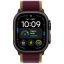 Apple Watch Ultra 4 Cellular 49mm Black Titanium Case with Burgundy Trial Loop