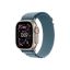 Apple Watch Ultra 3 Cellular 49mm Natural Titanium Case with Light Blue Alpine Loop Small