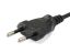EQuip High Quality Power Cord C7 to 2pin Euro 1,8m Black