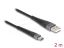 DeLock USB-A to USB-C cable 2m Black