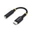 Startech USB-C to 3.5mm TRRS Headphone/Headset Jack Audio Adapter Black