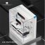 Thermalright A70 VISION White táp nélküli ablakos Mid Tower számítógépház fehér