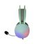 WHITE SHARK FIREFLY-W, GH-2342-W gamer fejhallgató, fehér/RGB, (3.5 Jack)