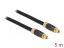DeLock Toslink Standard Cable male - male 5m Black