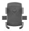FIXED Universal mobile phone holder Interphone Motocrab Multi, version 2023
