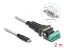 DeLock Adapter USB 2.0 Type-C to 1 x Serial RS-422/485 male with 6 pin terminal block 5V 2m