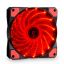 Akyga AW-12C-BR System Fan 12cm Red LED