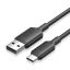 Vention USB 2.0 A Male to C Male 3A PVC Type cable 1m Black