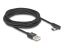 DeLock USB 2.0 Type-A male to USB Type-C cable 3m Black
