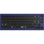 Keychron Q2 Swappable RGB Backlight USB gaming billentyűzet barebone kék
