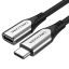 Vention Cotton Braided USB-C 3.1 Extension cable 1m Black
