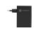 natec Ribera Gan 4-port Wall Charger Black