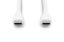 Digitus USB-C Silicone charging cable USB-C to USB-C USB 2.0 60W 2m White
