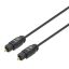 Manhattan Toslink Digital Optical Audio Cable Black