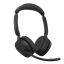 Jabra Evolve3 65 MS Stereo Link 390a Wireless Bluetooth Headset + Stand Black