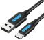 Vention USB-A 2.0/M to USB-C/M cable 2m Black