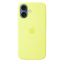 Apple iPhone 17 Silicone Case with MagSafe Neon Yellow