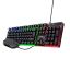Trust GXT 838 Azor Gaming Keyboard Combo Black US