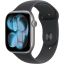 Apple Watch S11 Cellular 46mm Space Grey Aluminium Case with Black Sport Band M/L