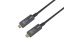 EQuip USB-C to C USB 3.2 Gen 2 10Gbps PD 60W 8K 60Hz Active Optical Cable 7,5m Black