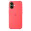 Apple iPhone 17 Silicone Case with MagSafe Bright Guava
