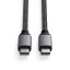 Satechi USB-C to USB-C 100W Braided Charging 2m Cable - Grey