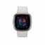 Fitbit Sense 2 Lunar White/Platinum Aluminum