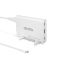 Dicota 3-Port Desktop Charger Universal (65W) White
