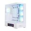 Zalman P40 DS RGB Tempered Glass White