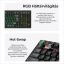 Keychron K4 Ultra 8K Bluetooth / vezeték nélküli magyar Apex Red mechanikus billentyűzet fekete
