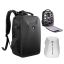 K&F Concept Hardshell DSLR Photography Camera Backpack Black