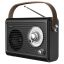 Savio RS-01 Portable radio Black